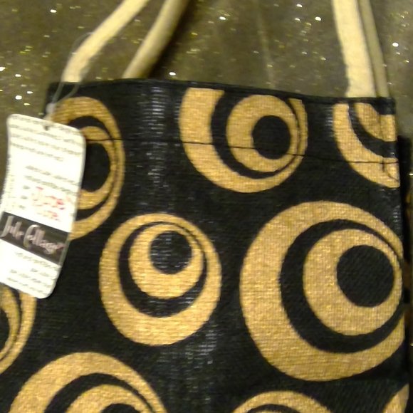 Jute Cottage Black Tote Bag - Picture 3 of 5